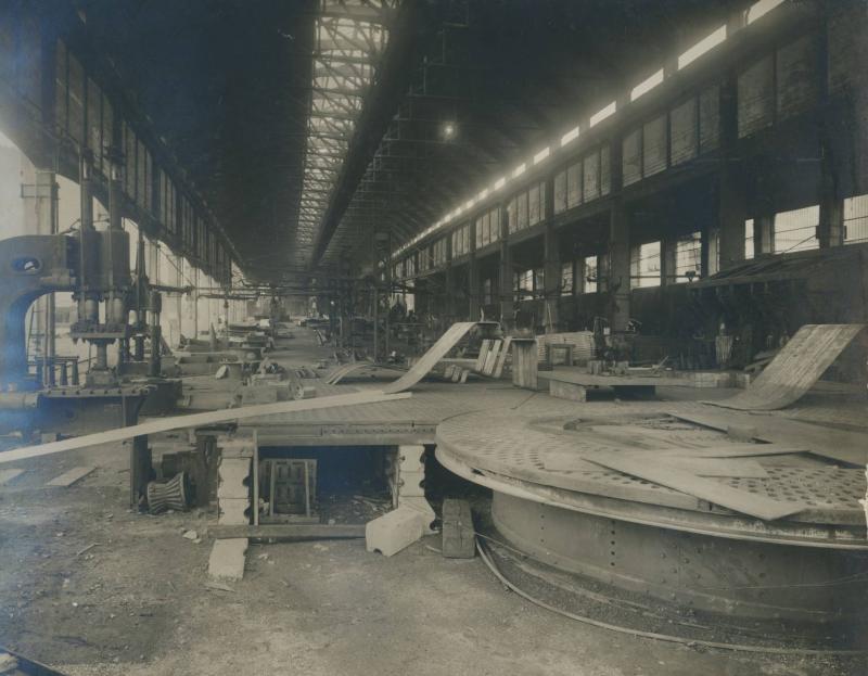 Tettoia "A"  per lavorazione a caldo profilati e lamiere