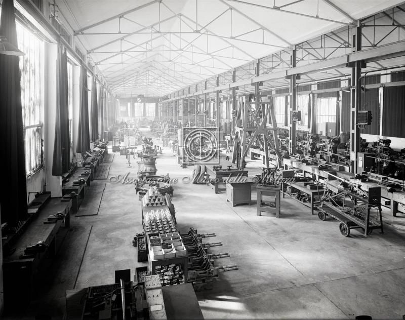 Vista del magazzino all'interno